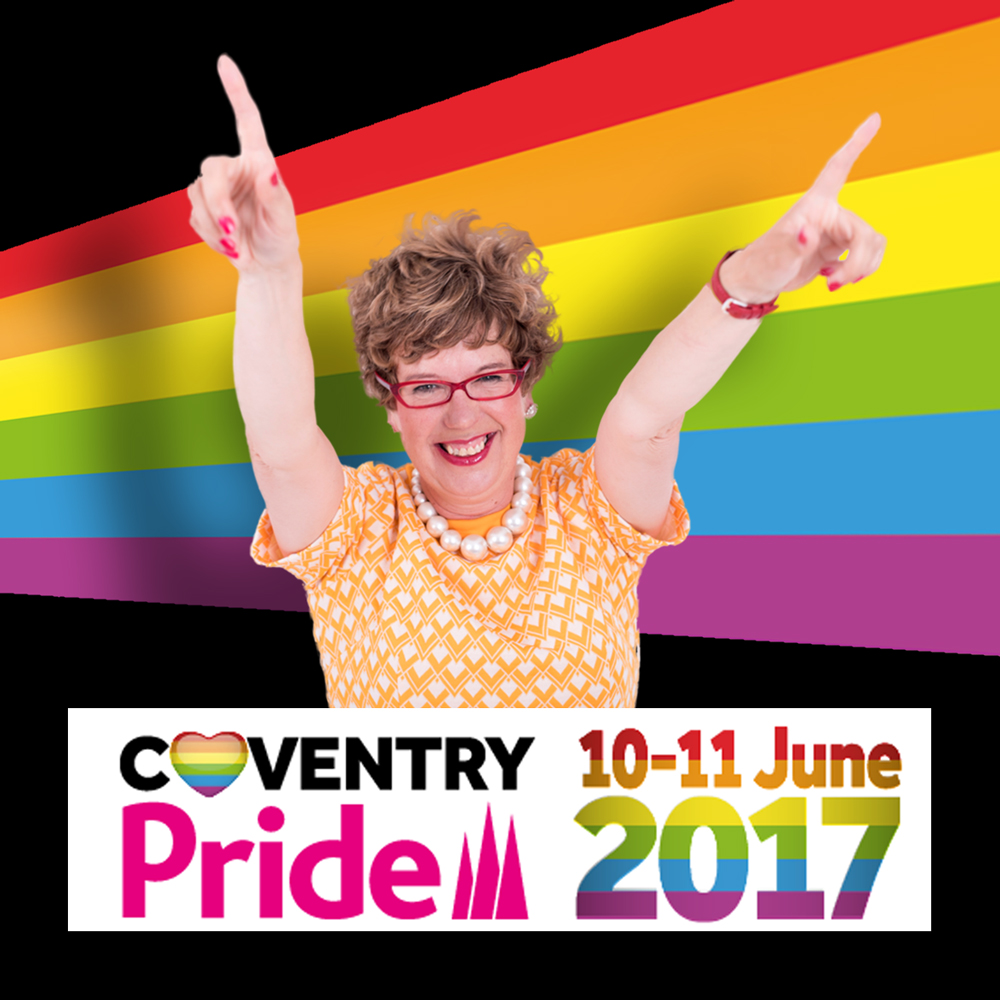 Lorraine Bowen at Coventry Pride